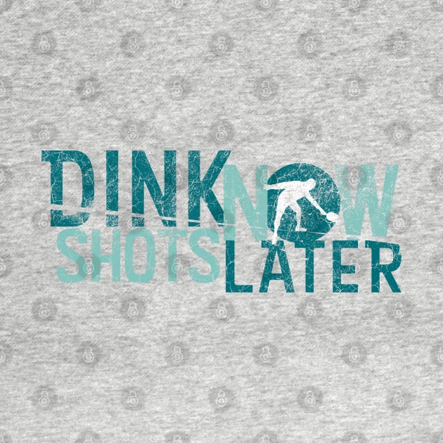 Dink Shots Now and Later Retro by BaldmanStudios